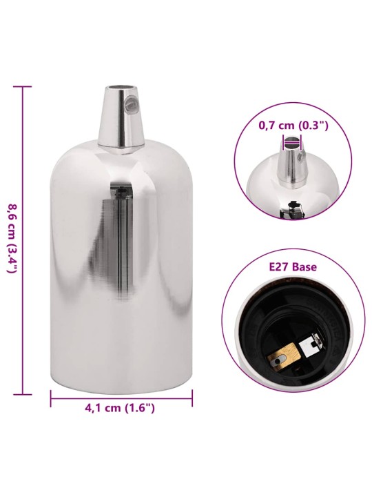 Svítidla 2 ks satin nickel e27