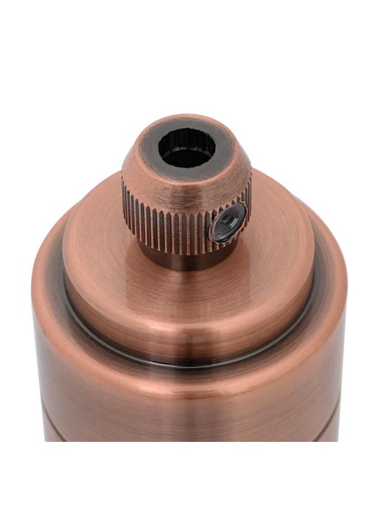 Svítidla 2 ks červený bronz e27