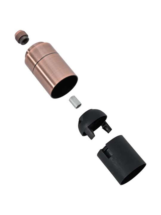 Svítidla 2 ks červený bronz e27