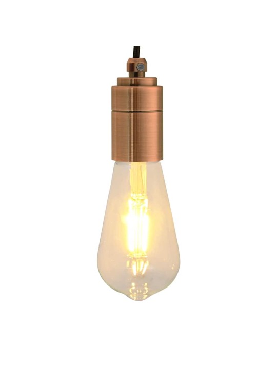 Svítidla 2 ks červený bronz e27
