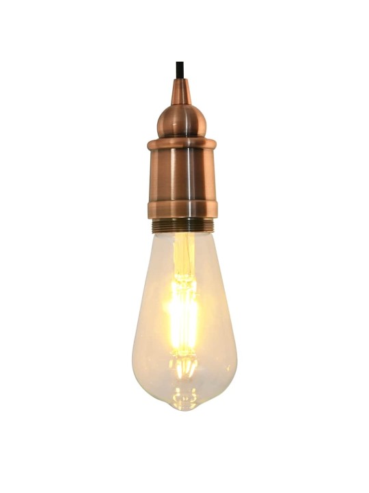 Svítidla 2 ks červený bronz e27