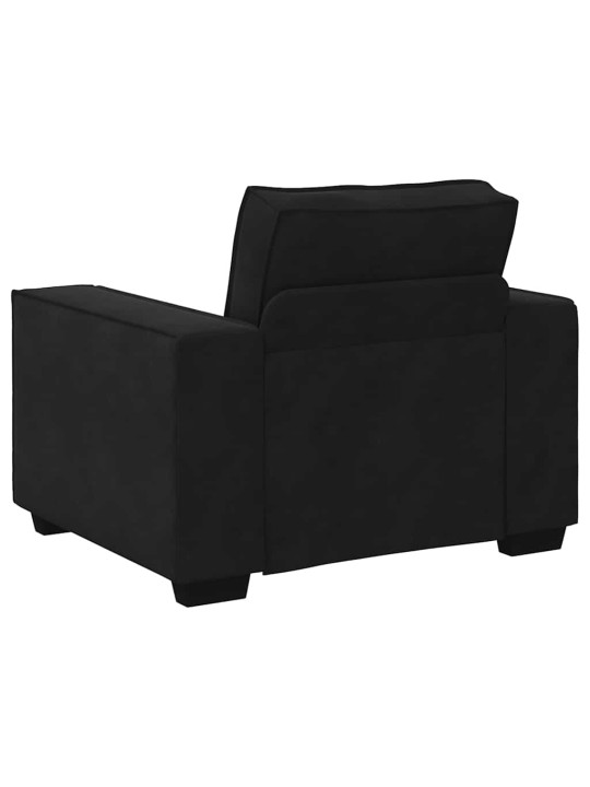 Křeslo černé 60 cm samet
