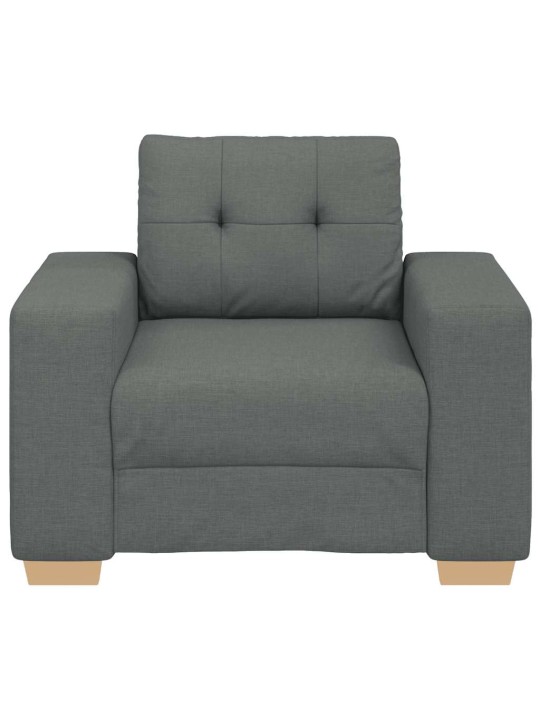 Křeslo tmavě šedé 60 cm textil