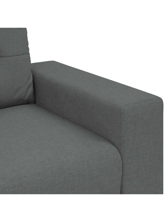 Křeslo tmavě šedé 60 cm textil