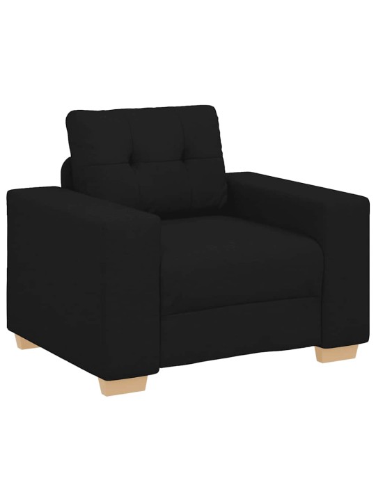 Křeslo černé 60 cm textil