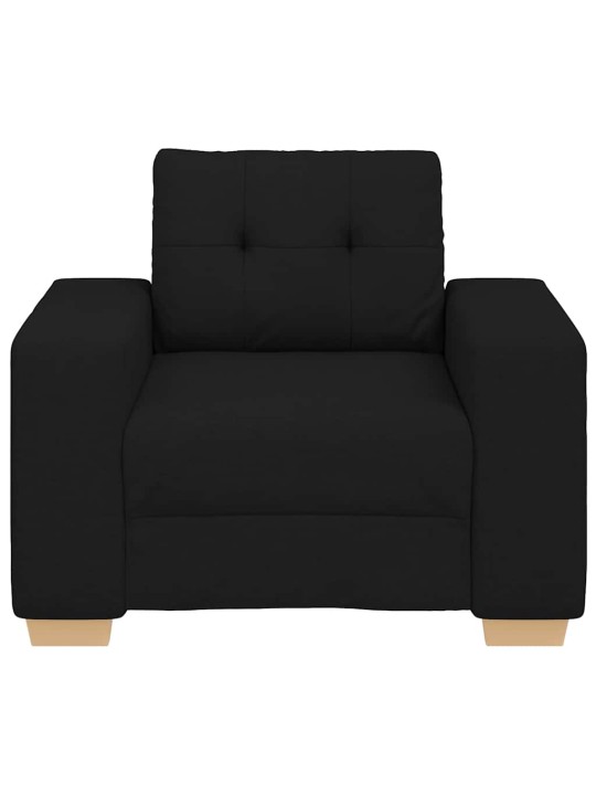Křeslo černé 60 cm textil