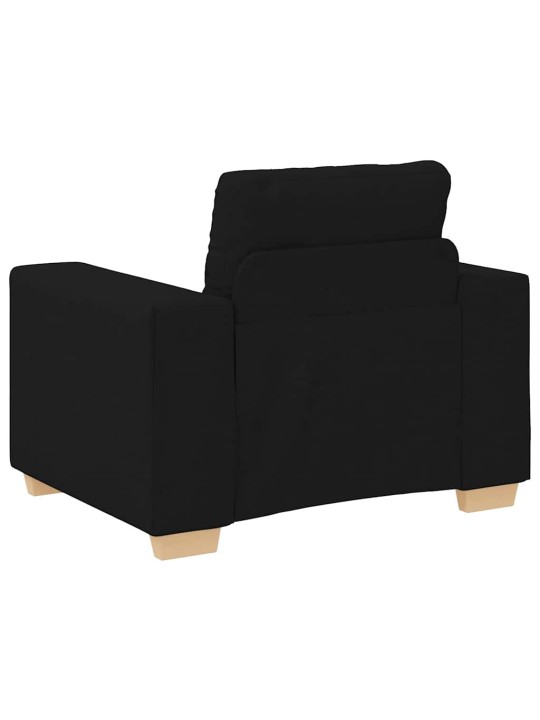 Křeslo černé 60 cm textil