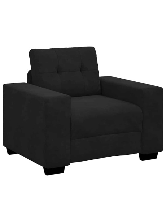 Křeslo černé 60 cm samet