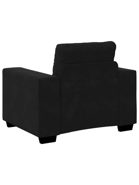 Křeslo černé 60 cm samet