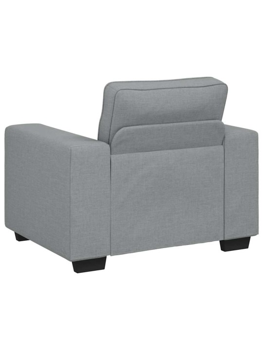 Rozkládací křeslo světle šedá 60 cm textil