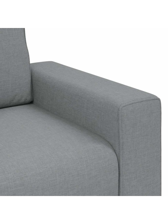 Rozkládací křeslo světle šedá 60 cm textil