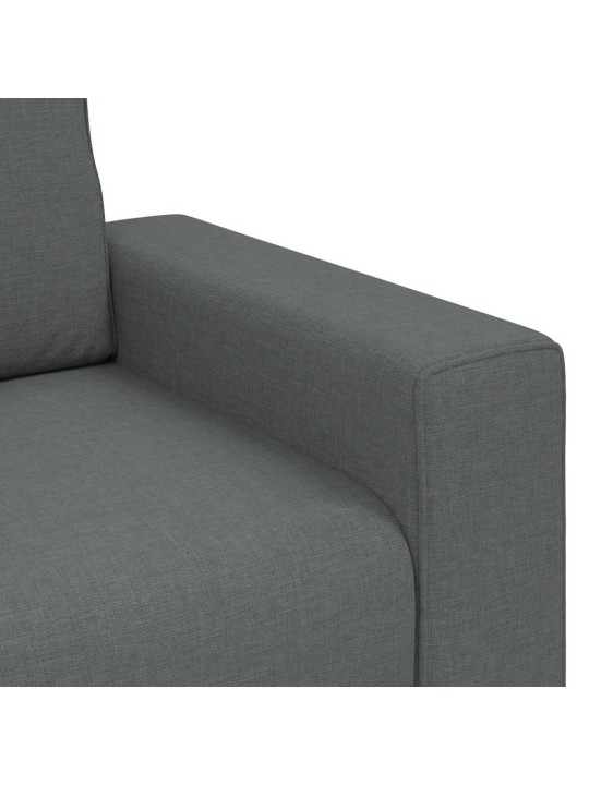 Rozkládací křeslo tmavě šedé 60 cm látka