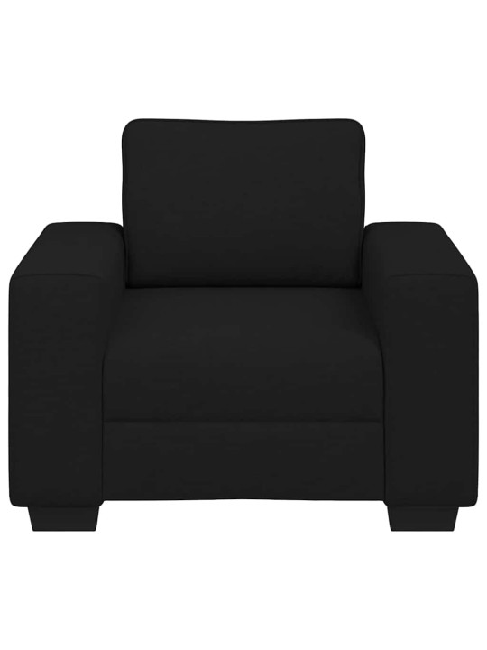 Rozkládací křeslo černé 60 cm látka