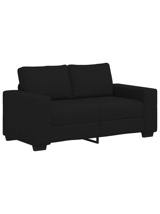 Pohovka pro 2 osoby černá 120 cm látka