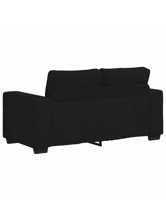 Pohovka pro 2 osoby černá 120 cm látka