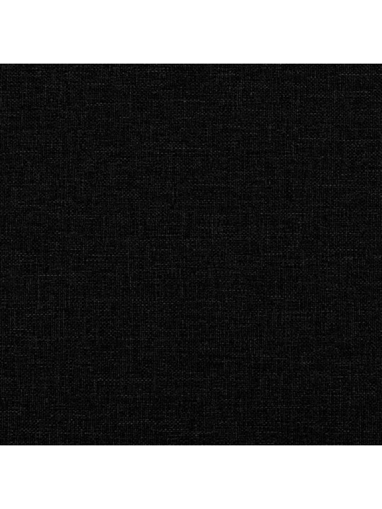 Pohovka pro 2 osoby černá 120 cm látka
