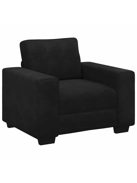 Křeslo černé 60 cm samet