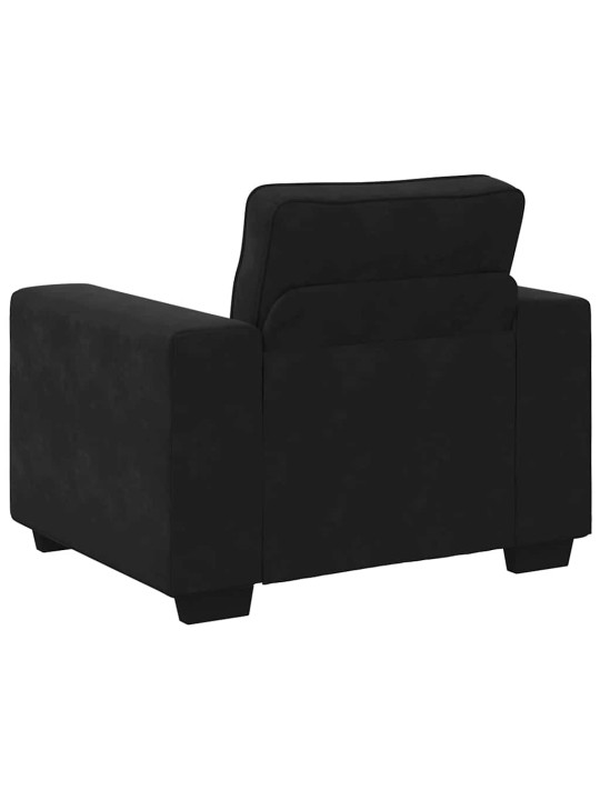 Křeslo černé 60 cm samet