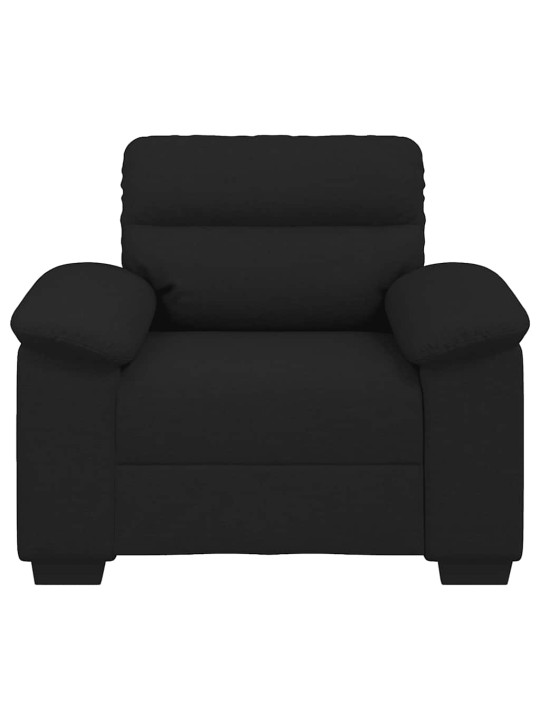 Rozkládací křeslo černé 60 cm látka