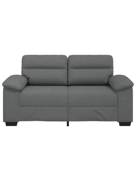 Pohovka pro 2 osoby tmavě šedá 120 cm látka