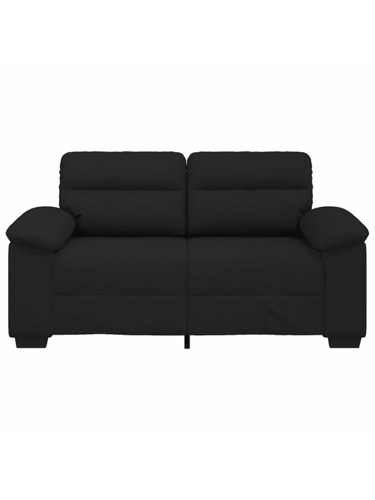 Pohovka pro 2 osoby černá 120 cm látka