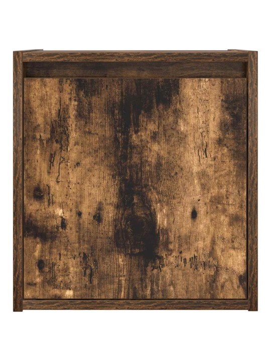 Nástěnné noční stolky 2 ks kouřový dub 38x34x40 cm