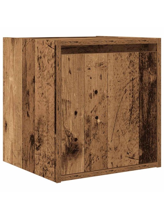 Nástěnný noční stolek old wood 38x34x40 cm
