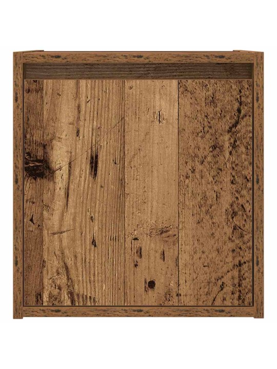 Nástěnný noční stolek old wood 38x34x40 cm