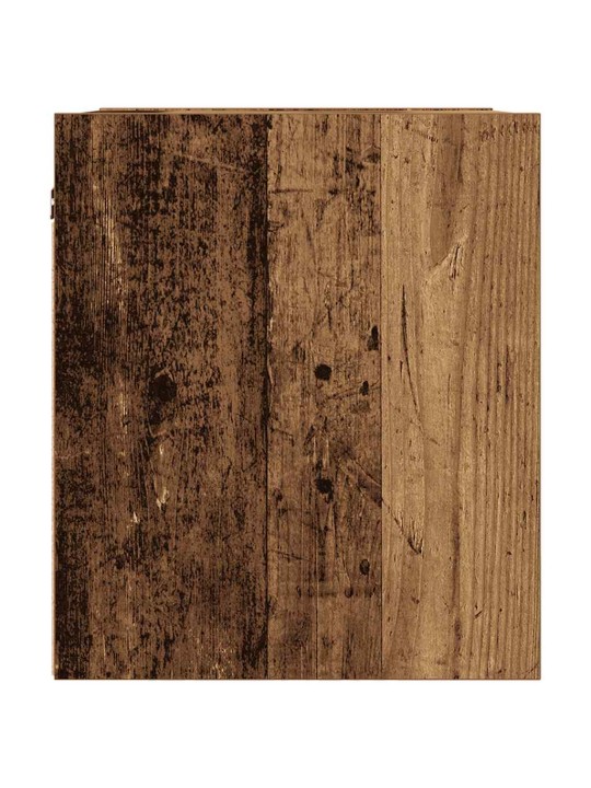 Nástěnný noční stolek old wood 38x34x40 cm