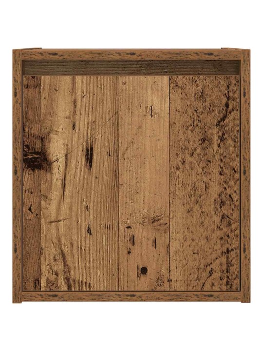 Nástěnné noční stolky 2 ks old wood 38x34x40 cm