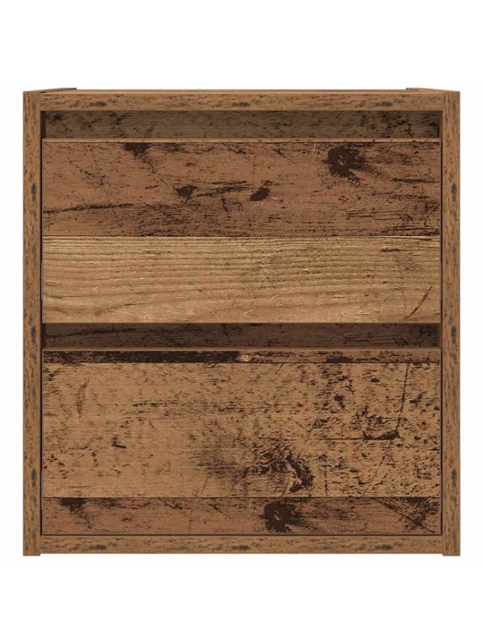 Nástěnný noční stolek old wood 38x34x40 cm