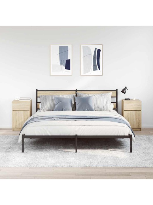 Noční stolky 2 ks dub sonoma 39x35x65 cm kompozitní dřevo