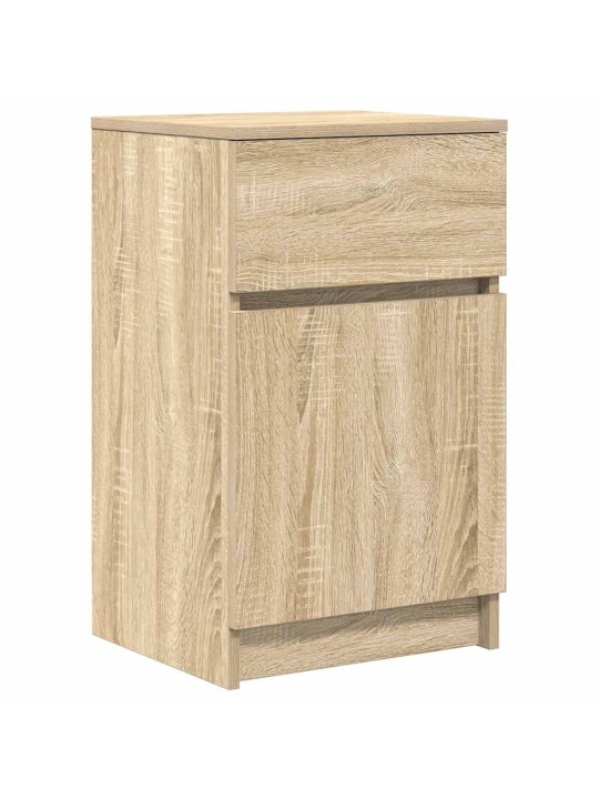 Noční stolky 2 ks dub sonoma 39x35x65 cm kompozitní dřevo
