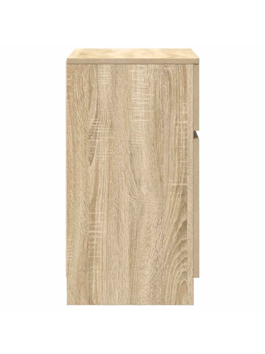 Noční stolky 2 ks dub sonoma 39x35x65 cm kompozitní dřevo