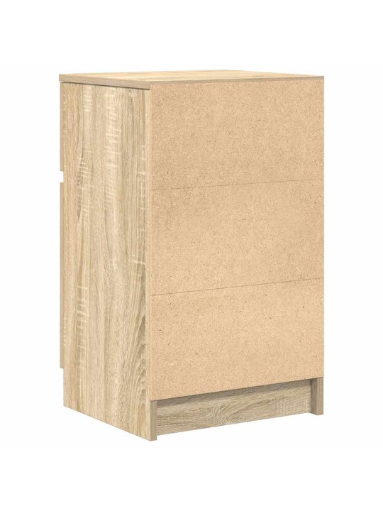Noční stolky 2 ks dub sonoma 39x35x65 cm kompozitní dřevo