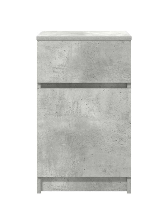 Noční stolky 2 ks betonově šedé 39x35x65 cm kompozitní dřevo