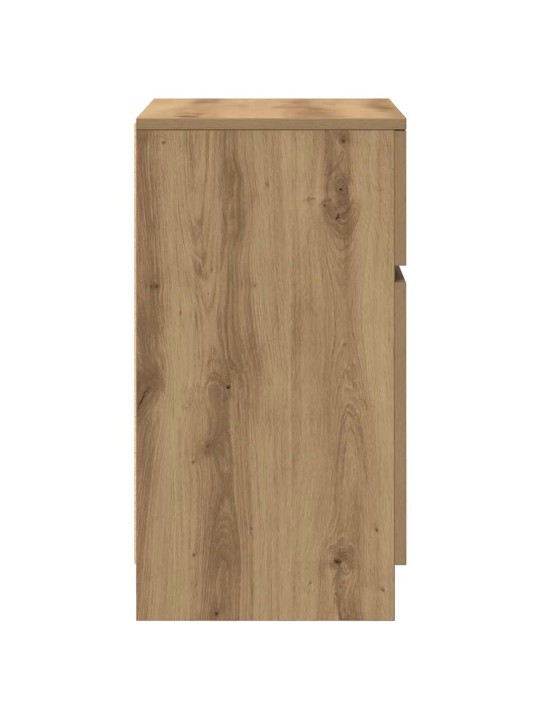 Noční stolky 2 ks dub artisan 39x35x65 cm kompozitní dřevo