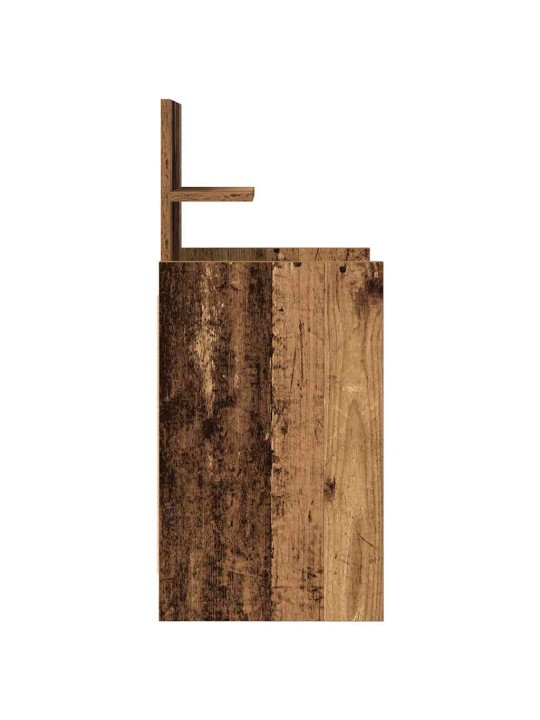 Noční skříňky se 2 zásuvkami 2 ks staré dřevo 38x34x80 cm