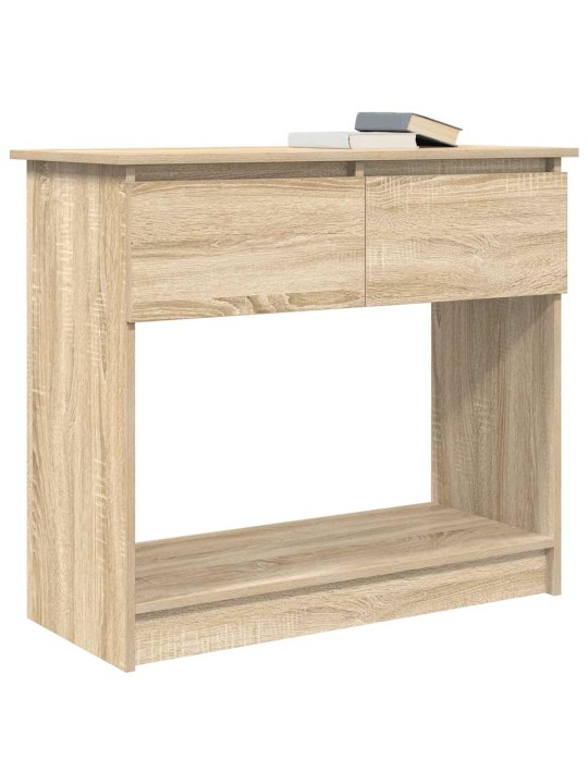 Konzolový stolek se zásuvkami dub sonoma 85,5x38,5x74,5 cm