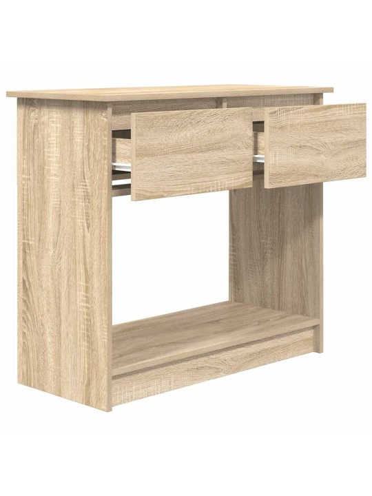 Konzolový stolek se zásuvkami dub sonoma 85,5x38,5x74,5 cm