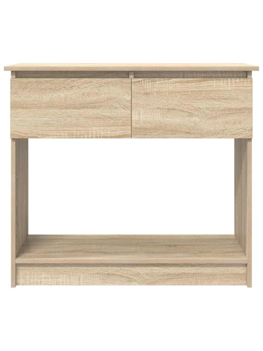 Konzolový stolek se zásuvkami dub sonoma 85,5x38,5x74,5 cm