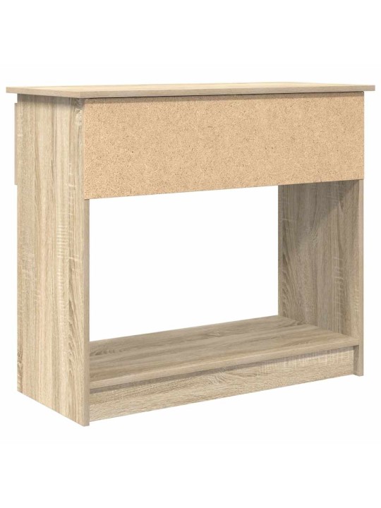 Konzolový stolek se zásuvkami dub sonoma 85,5x38,5x74,5 cm