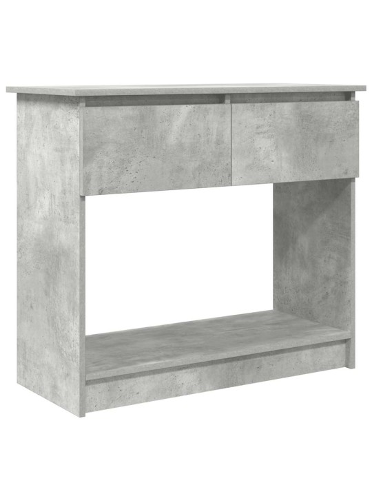 Konzolový stolek se zásuvkami betonově šedá 85,5x38,5x74,5 cm