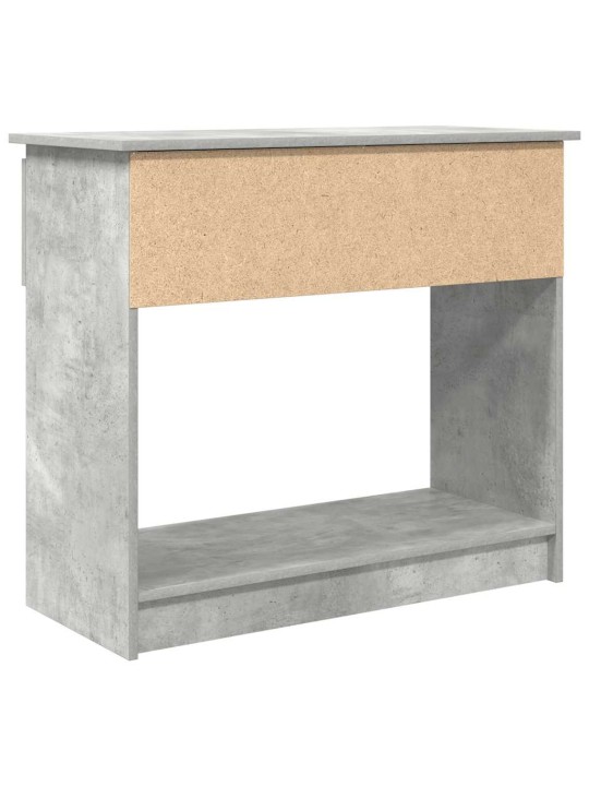 Konzolový stolek se zásuvkami betonově šedá 85,5x38,5x74,5 cm