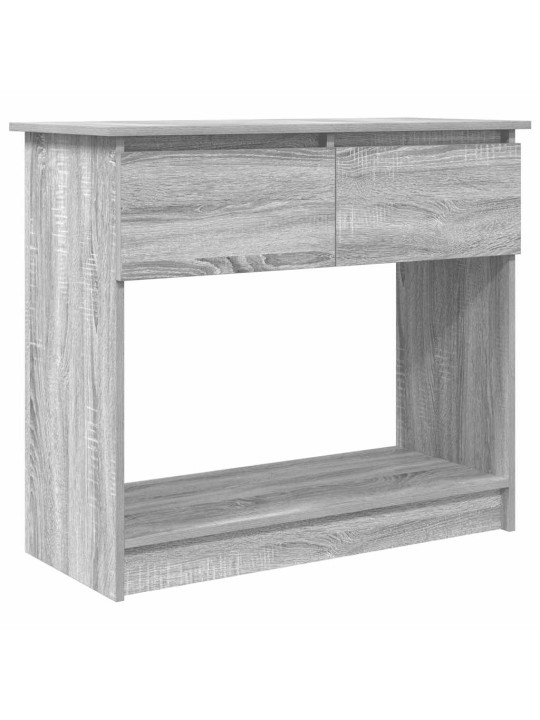 Konzolový stolek se zásuvkami šedá sonoma 85,5x38,5x74,5 cm