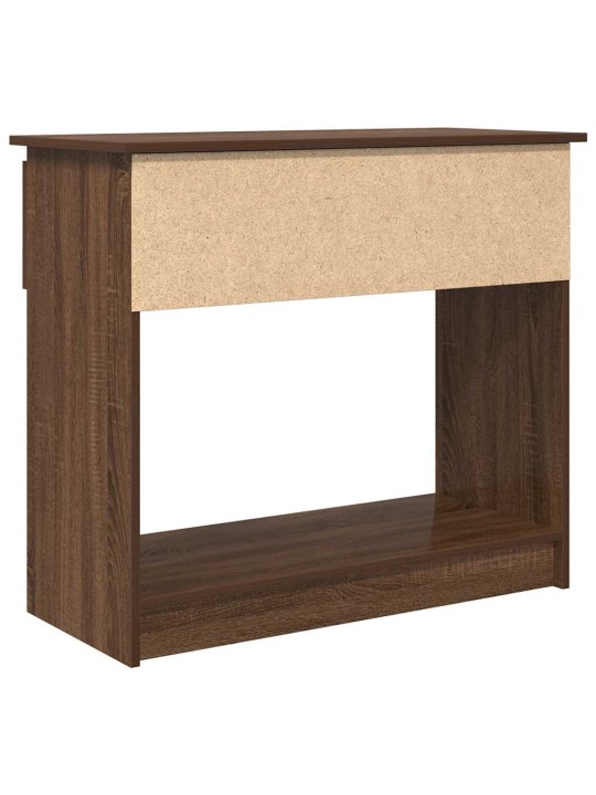 Konzolový stolek se zásuvkami dub hnědý 85,5x38,5x74,5 cm