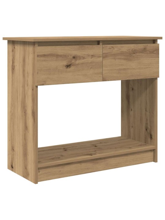 Konzolový stolek se zásuvkami dub artisan 85,5x38,5x74,5 cm