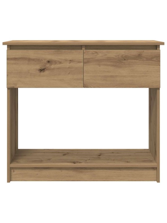 Konzolový stolek se zásuvkami dub artisan 85,5x38,5x74,5 cm