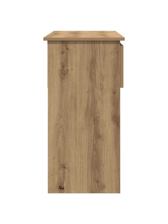 Konzolový stolek se zásuvkami dub artisan 85,5x38,5x74,5 cm