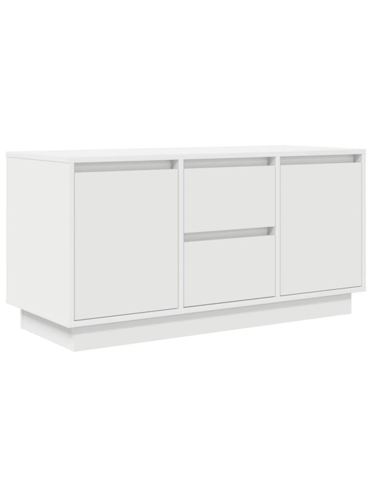 Tv skříňka s led osvětlením bílá 100x41x50 cm